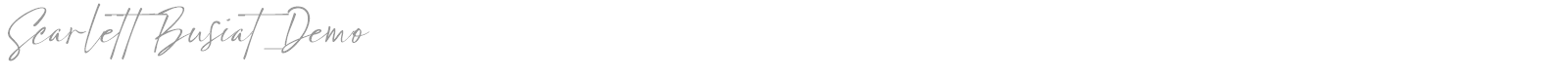 Scarlett Busiat font preview